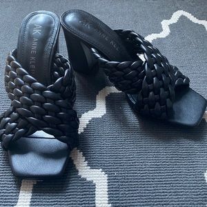 Like New Black Anne Klein Chunky Heels